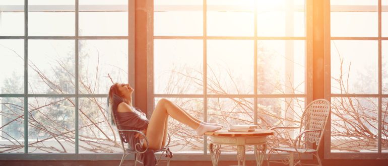 Benefici del sole in casa