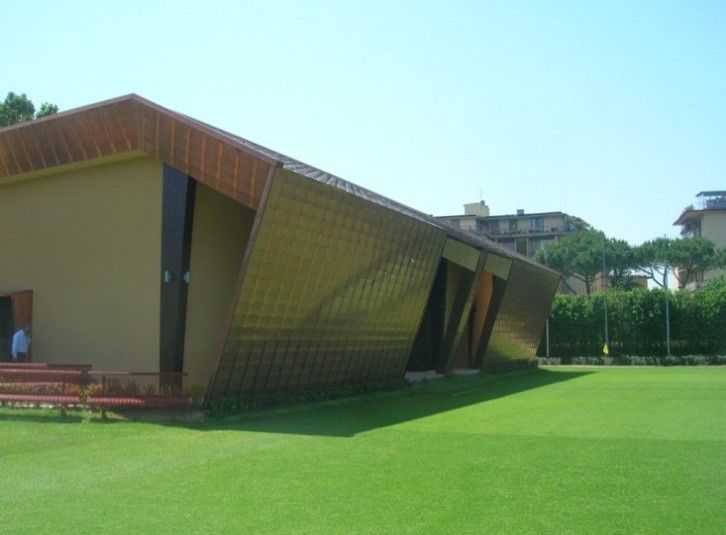Palstra Nazionale di Calcio realizzata da Area Legno